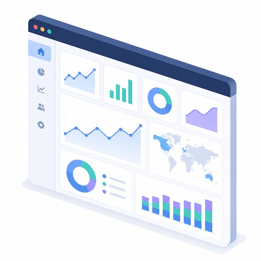 Дашборд аналитики веб-сайта