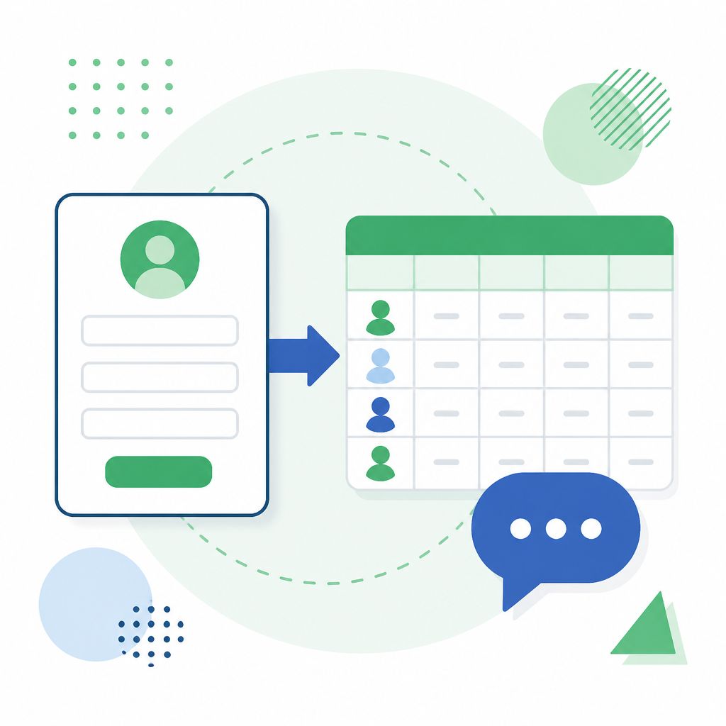 Заявки с сайта в таблицу: простая CRM без внедрения CRM